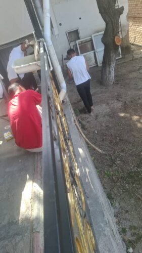 "Кымбатым кыргыз тилим" 23 сентябрь мамлекет тил күнүнө карата Жумабаева Элмира эжеке студенттер арасында ачык сабак өттү.